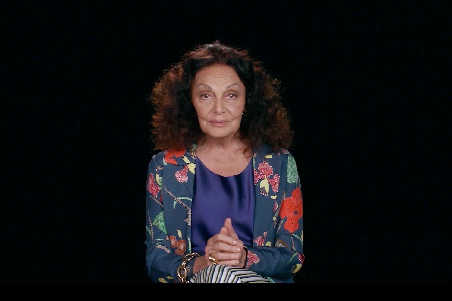  Iconic designer Diane von Furstenberg’s love for words and language inspired her to sponsor the WORDS MATTER gallery. 